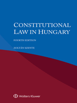 cover image of Constitutional Law in Hungary